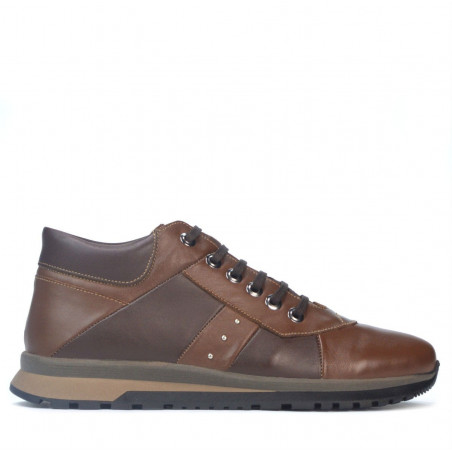 Zapatos casuales para hombre 4110 marrón + café