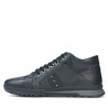 Zapatos casuales para hombre 4110 negro+gris