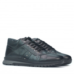 Zapatos casuales para hombre 4110 negro+gris