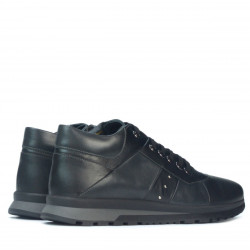 Zapatos casuales para hombre 4110 negro+gris