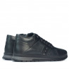 Zapatos casuales para hombre 4110 negro+gris