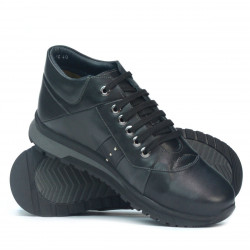 Zapatos casuales para hombre 4110 negro+gris