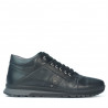Zapatos casuales para hombre 4110 negro+gris