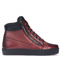 Botas 3339 burdeos nacarado