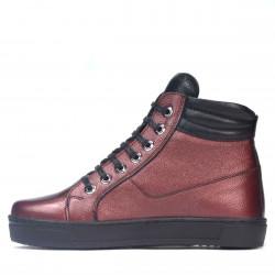 Botas 3339 burdeos nacarado
