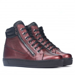 Botas 3339 burdeos nacarado