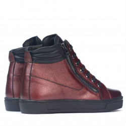 Botas 3339 burdeos nacarado