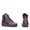 Botas 3339 burdeos nacarado