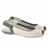 Sandalias mujer 583 rosa+café
