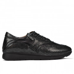 Zapatillas deportivas/casuales mujer 6005 negro combinado