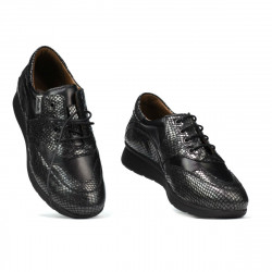 Zapatillas deportivas/casuales mujer 6005 negro combinado