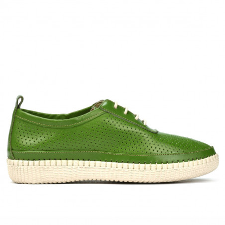 Mocasines mujer 688 verde crudo