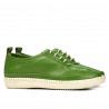 Mocasines mujer 688 verde crudo