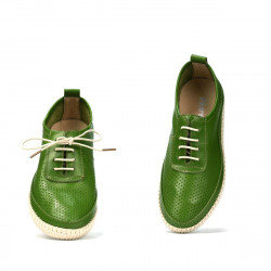 Mocasines mujer 688 verde crudo