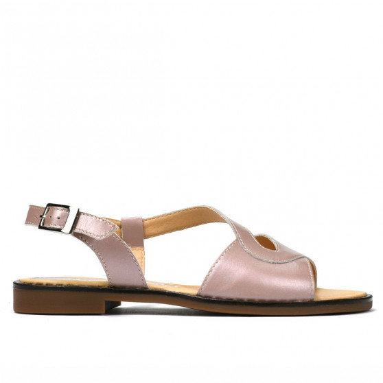 Sandalias mujer 5059 rosa empolvado