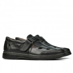 Mocasines para hombre (tallas grandes) 897m negro