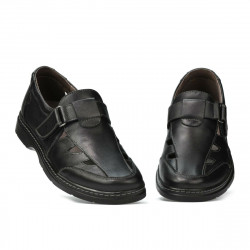 Mocasines para hombre (tallas grandes) 897m negro