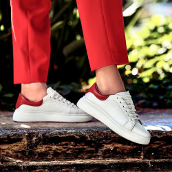 Zapatillas deportivas mujer 6008 blanco combinado