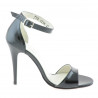 Sandalias de mujer 1238 charol negro