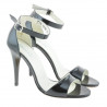 Sandalias de mujer 1238 charol negro