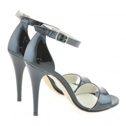 Sandalias de mujer 1238 charol negro