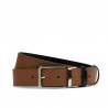 Cinturón de hombre 35b bicolor negro+marrón