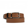 Cinturón de hombre 35b bicolor negro+marrón