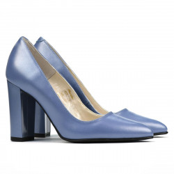 Zapatos elegantes para mujer 1261 azul perla
