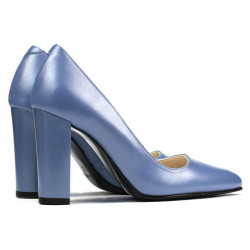 Zapatos elegantes para mujer 1261 azul perla