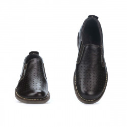 Zapatos casuales para hombre 7200p café perforado