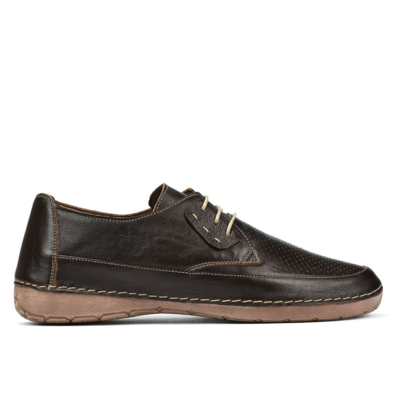 Mocasines mujer 672m café