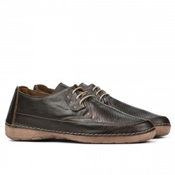 Mocasines mujer 672m café