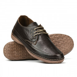 Mocasines mujer 672m café