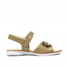 Sandalias para niños pequeños 55c charol beige