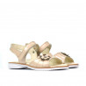 Sandalias niños pequeños 55c charol marfil
