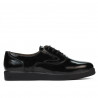 Zapatos casuales de mujer 664 charol negro