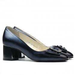 Zapatos elegantes para mujer 1274 índigo nácar