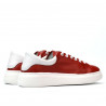 Zapatillas deportivas mujer 6008 rojo combinado