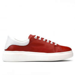 Zapatillas deportivas mujer 6008 rojo combinado