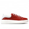 Zapatillas deportivas mujer 6008 rojo combinado