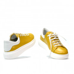 Zapatillas deportivas mujer 6008 amarillo combinado