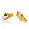 Zapatillas deportivas mujer 6008 amarillo combinado