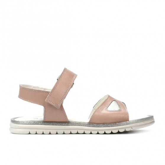Sandalias para niños 527 en color polvo nacarado