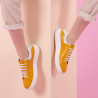 Zapatillas deportivas mujer 6008 amarillo combinado