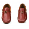 Mocasines hombres 863 rojo