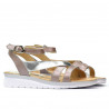 Sandalias mujer 5060 rosa empolvado combinado