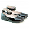 Zapatos para niños pequeños 17c charol marrón