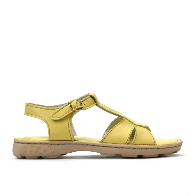 Sandalias para niños 535 amarillo