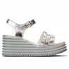 Sandalias de mujer 5064 plateadas