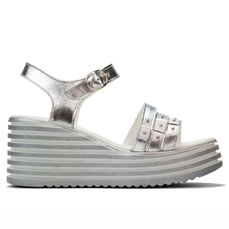 Sandalias de mujer 5064 plateadas